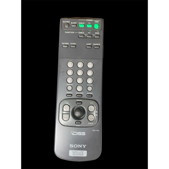 DSS SONY RM-Y140 Satellite Receiver Remote Control - Tested, Works! - Picture 1 of 4